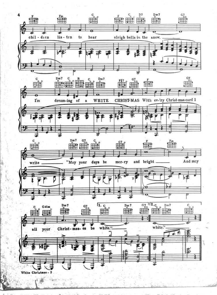 sheet music