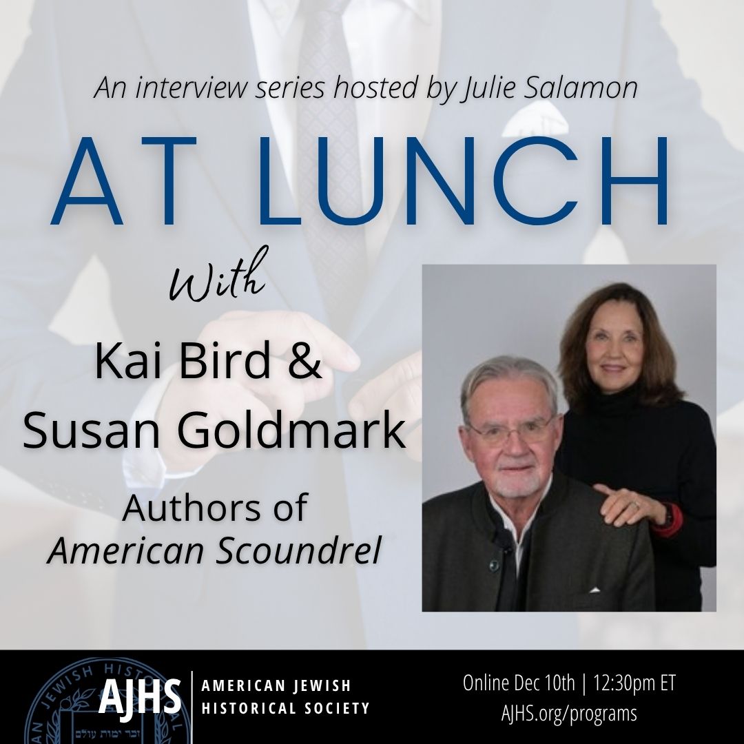 At Lunch with Kai Bird and Susan Goldmark