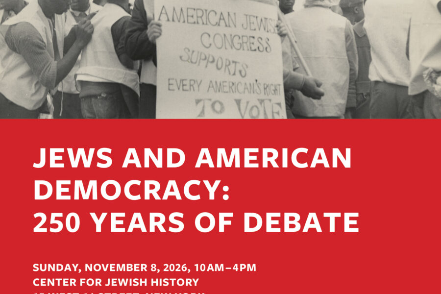 Jews and American Democracy: 250 Years of Debate