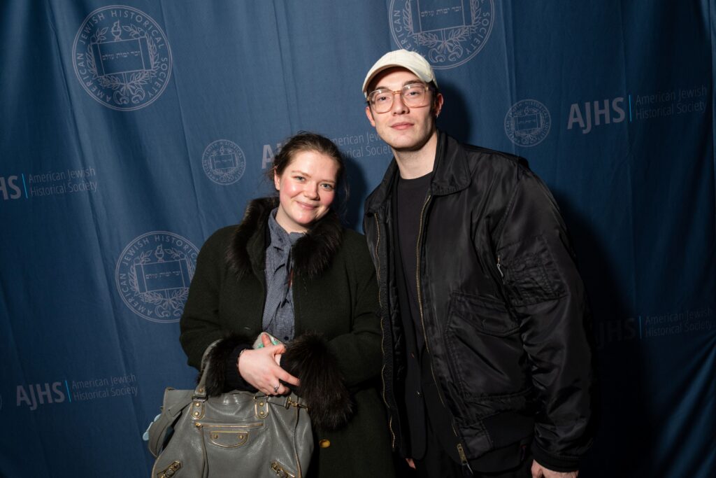 Lena Frank and Felix Maier at "Costume as Character " hosted by AJHS
