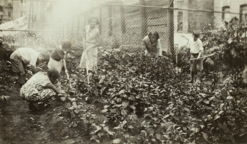 “In the garden.”
Records of the National Council of Jewish Women, New York Section