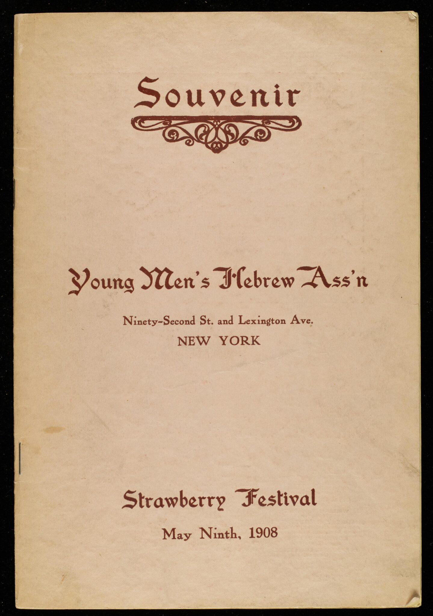 A Wellspring for the Community The Young Men's and Young Women's Hebrew Association Collection