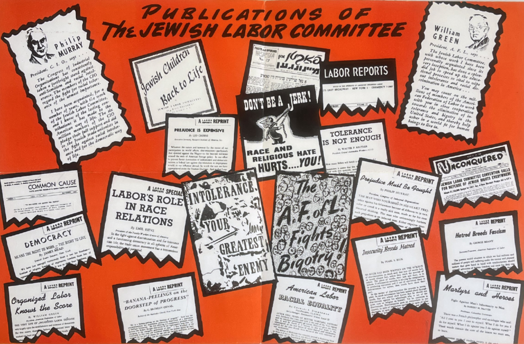 Publications of the Jewish Labor Committee, 1954, Jewish Labor Committee Collection (I-377)