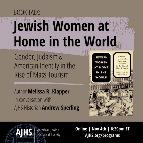 Book Talk - Jewish Women At Home in the World