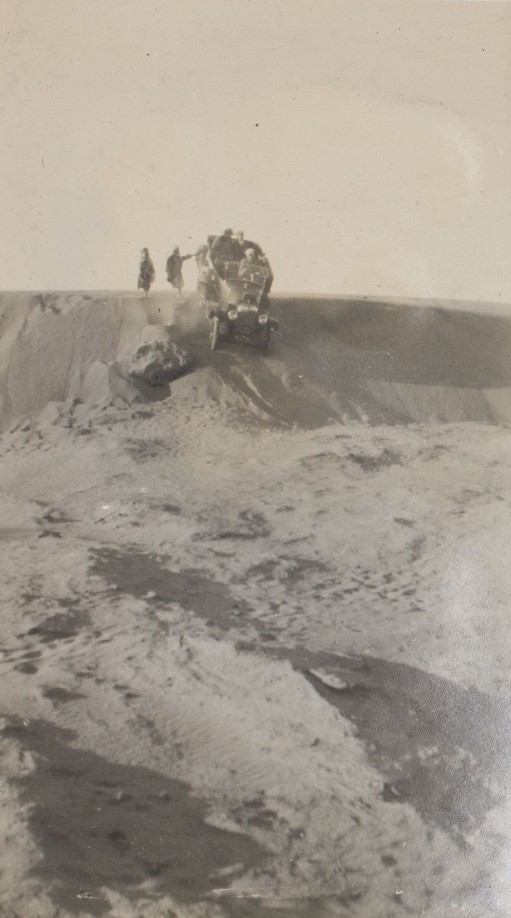 Model T in the sand dunes