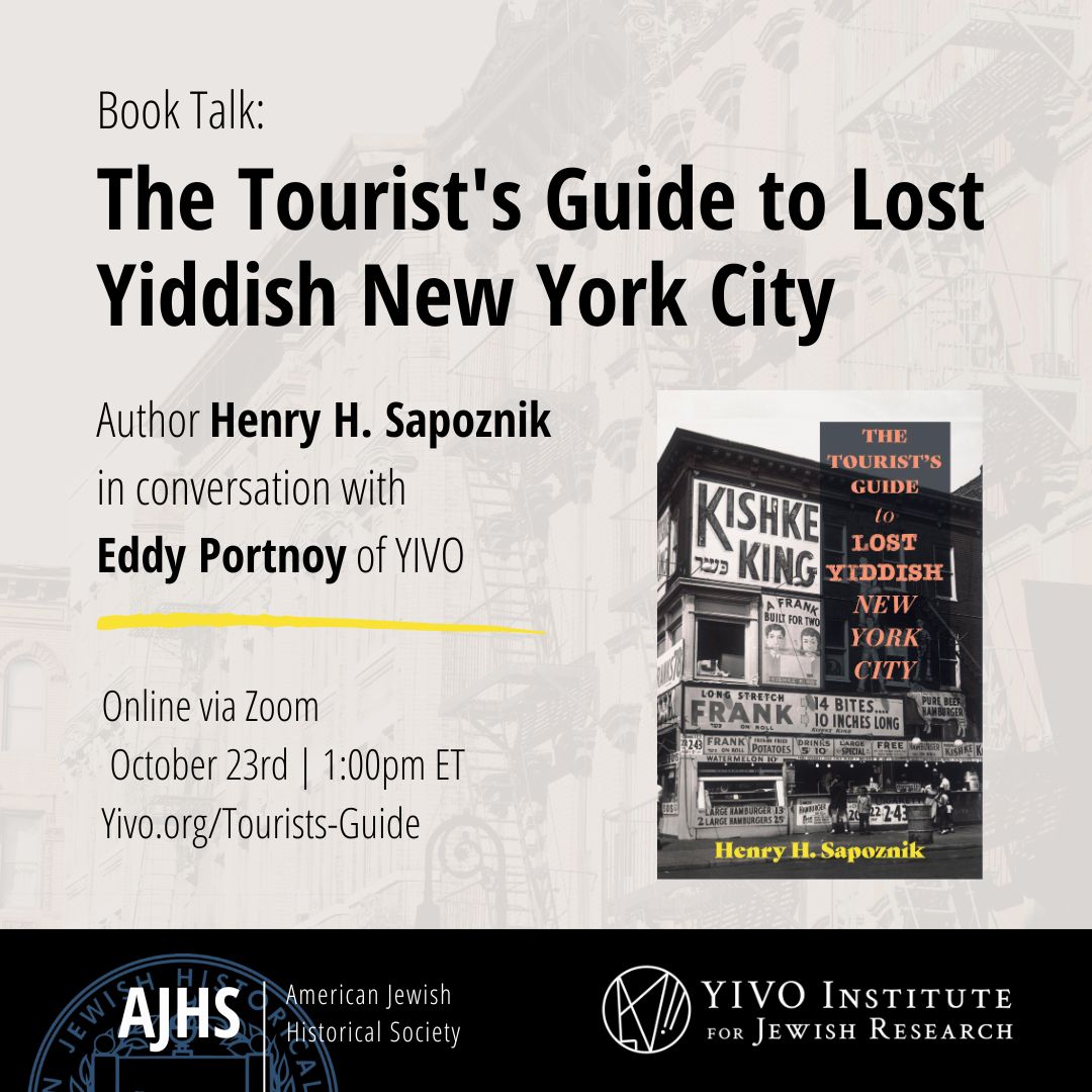 Tourist Guide to Lost Yiddish New York City