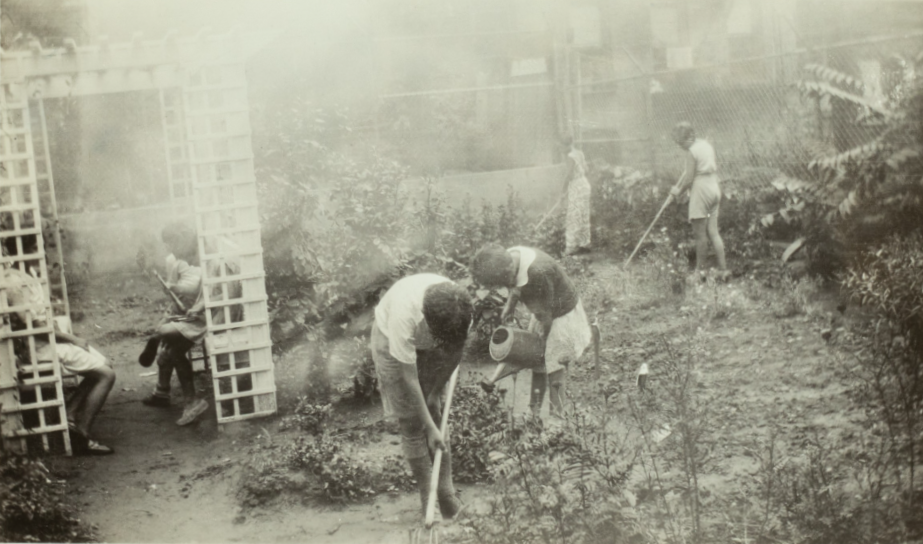 “In the garden.”
Records of the National Council of Jewish Women, New York Section